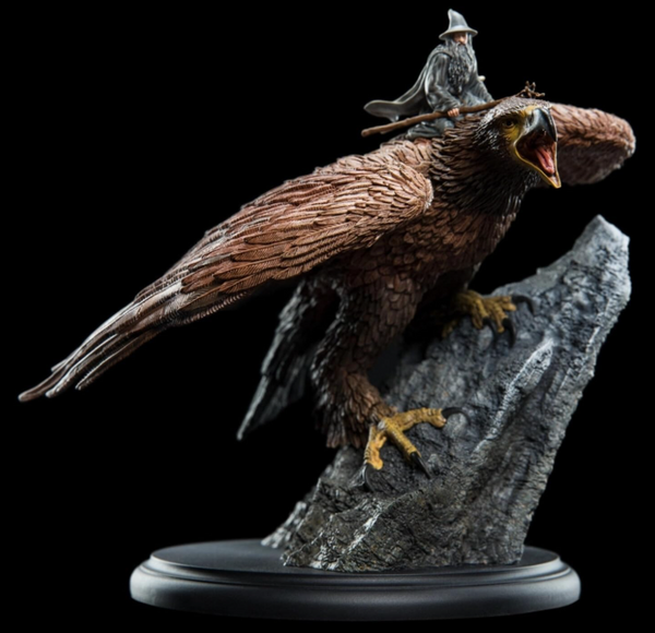 The Lord of the Rings Trilogy - andalf The Grey On Gwaihir - Miniature Statue