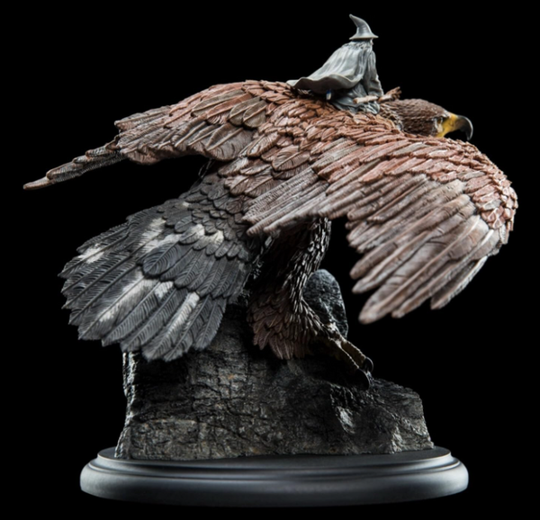 The Lord of the Rings Trilogy - andalf The Grey On Gwaihir - Miniature Statue