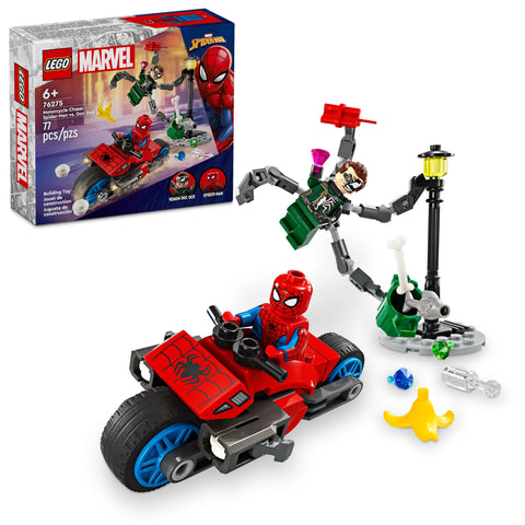 LEGO Marvel Motorcycle Chase: Spider-Man vs. Doc Ock - 76275