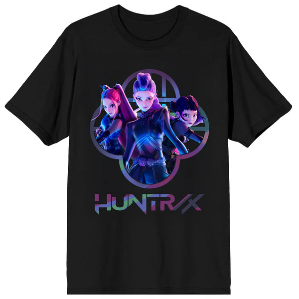 Kpop Demon Hunters Huntrix Capture Color Adult Crew Neck Short Sleeve T-Shirt Bioworld