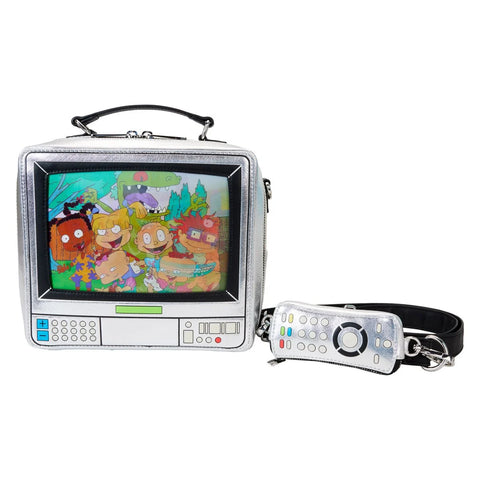 Loungefly Nickelodeon Retro TV Triple Lenticular Crossbody Bag