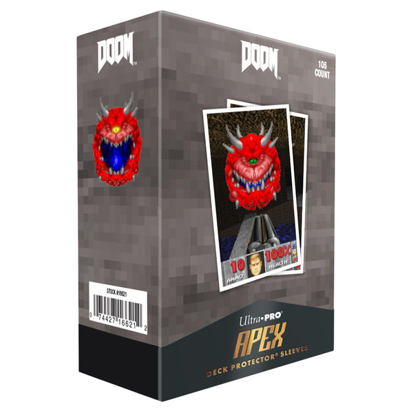 Ultra Pro Apex Doom Cacodemon Deck Protector 105ct Card Sleeves