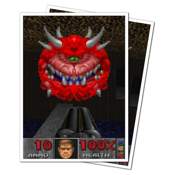 Ultra Pro Apex Doom Cacodemon Deck Protector 105ct Card Sleeves