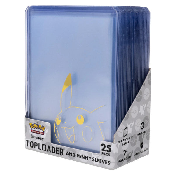 Ultra Pro Pikachu Toploaders & Penny sleeve Combo - 3x4 Card Holder