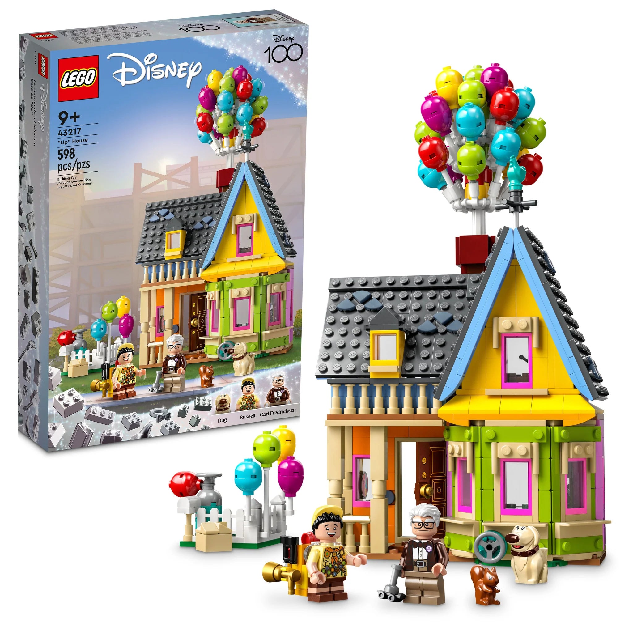 LEGO Disney and Pixar ‘Up’ House Disney 100 Celebration Classic Building Toy Set - 43217