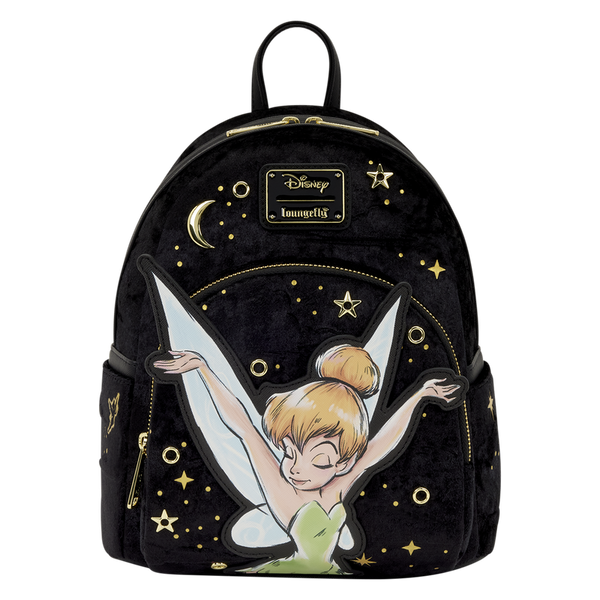 Loungefly Peter Pan Tinkerbell Pixie Dust Velvet Mini Backpack