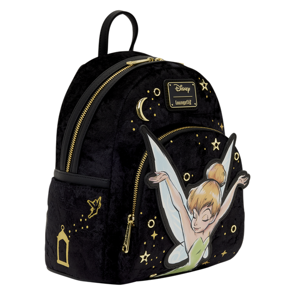 Loungefly Peter Pan Tinkerbell Pixie Dust Velvet Mini Backpack