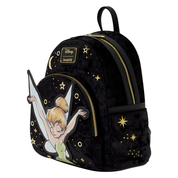 Loungefly Peter Pan Tinkerbell Pixie Dust Velvet Mini Backpack