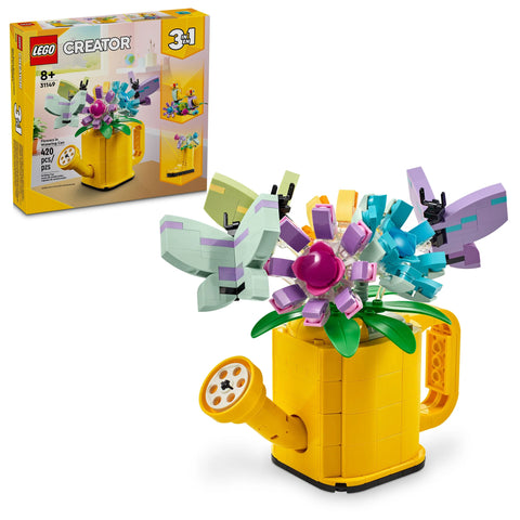 LEGO Creator 3 in 1 Flowers in Watering Can Building Toy - 31149