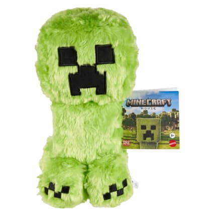 Minecraft Movie Creeper Plush Toy, 8-Inch Collectible