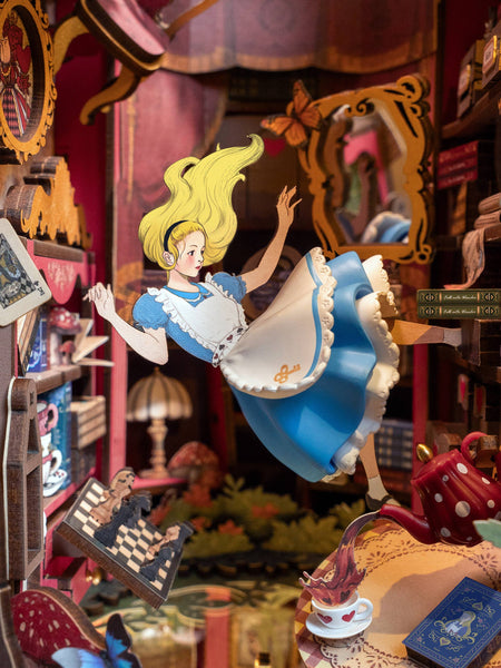 Hands Craft - DIY Miniature Book Nook Kit: Fall into Wonder