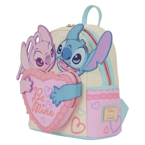 Loungefly Lilo & Stitch Be Mine Valentines Vintage Cake Mini Backpack