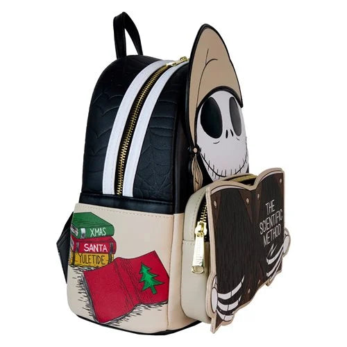 cat and jack mini backpack Loungefly Disney The Nightmare Before Christmas Bedtime Jack with Scie – Blueberry Cat