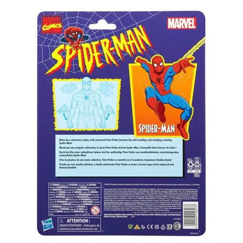 Marvel Legends Cel Shaded Spider-Man 6-Inch Retro Action Figure