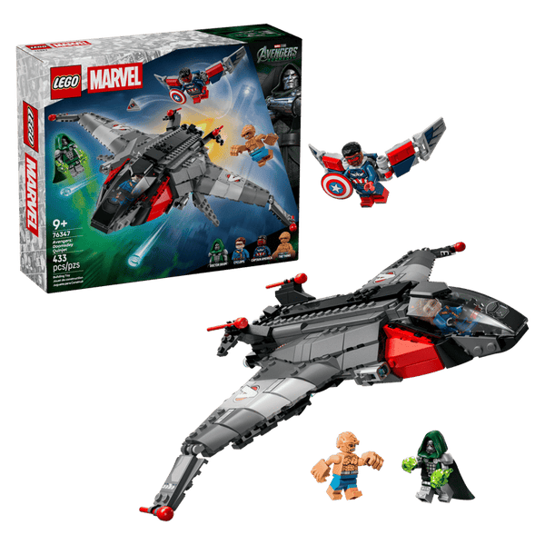 LEGO Marvel Avengers Doomsday Quinjet Building Set 76347