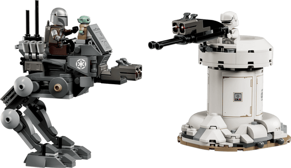LEGO Star Wars At-Rt Attack - The Mandalorian Play Pretend Building Sets - Includes Three Minifigures - 75444