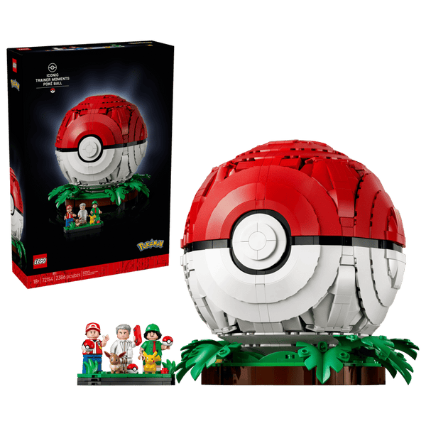 LEGO Pokemon Iconic Trainer Moments Poke Ball Building Set 72154