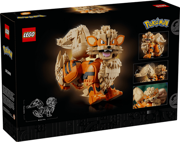 LEGO Pokemon Arcanine - Posable Building Set For Adults - 72160
