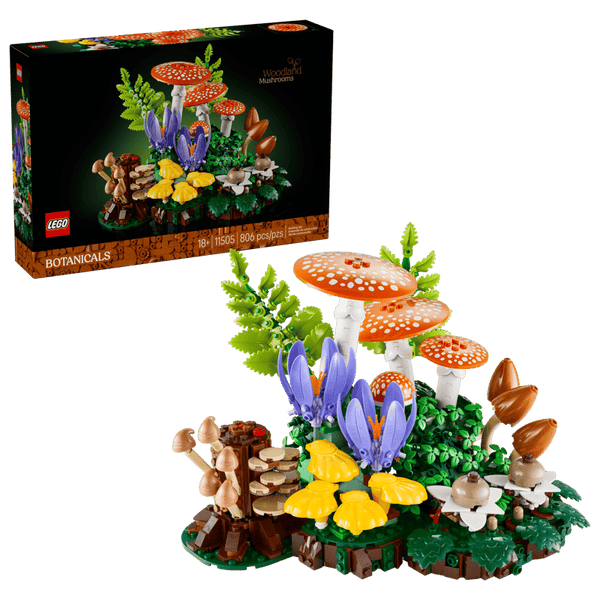 LEGO Botanicals Woodland Mushrooms 806 PCS - 11505