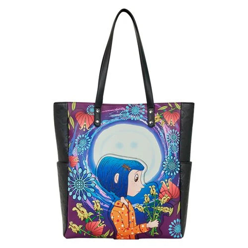 Loungefly Coraline Garden Glow in the Dark Tote Bag