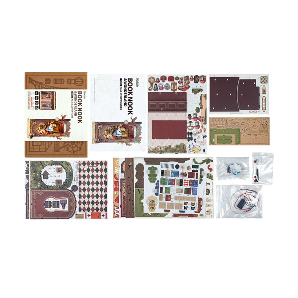 Hands Craft - DIY Miniature Book Nook Kit: Fall into Wonder