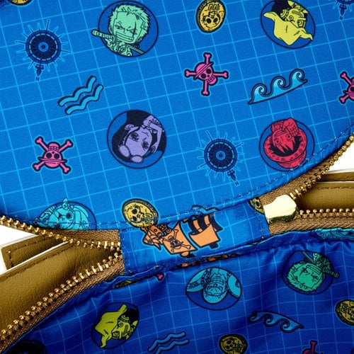 Loungefly One Piece Thousand Sunny Figural Crossbody Bag