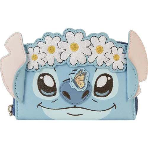 Loungefly Lilo & Stitch Springtime Stitch Cosplay Zip-Around Wallet