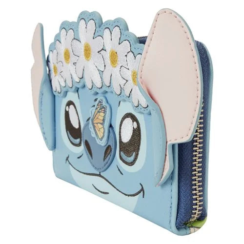 Loungefly Lilo & Stitch Springtime Stitch Cosplay Zip-Around Wallet