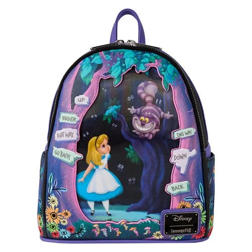 Alice In Wonderland Dark Forest Lenticular Mini-Backpack