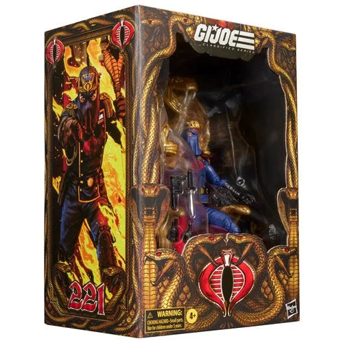 G.I Joe Classified Series Cobra Commander in Dress Uniform 6 Inch Deluxe Action Figure