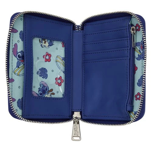 Loungefly Lilo and Stitch Animal Friends Zip-Around Wallet