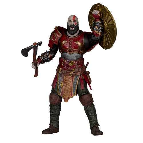 McFarlane Elite Edition God of War Ragnarok Kratos with Ares Armor 7 Inch Scale Action Figure