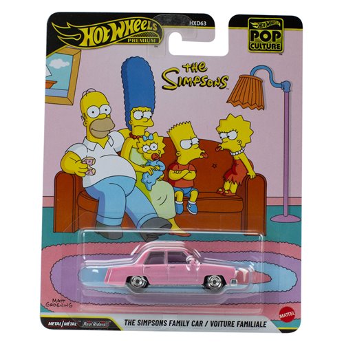 Hot Wheels Pop Culture The Simpsons Family Car