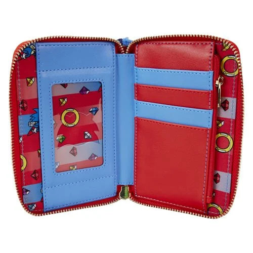 Loungefly Sonic the Hedgehog Classic Cosplay Zip-Around Wallet