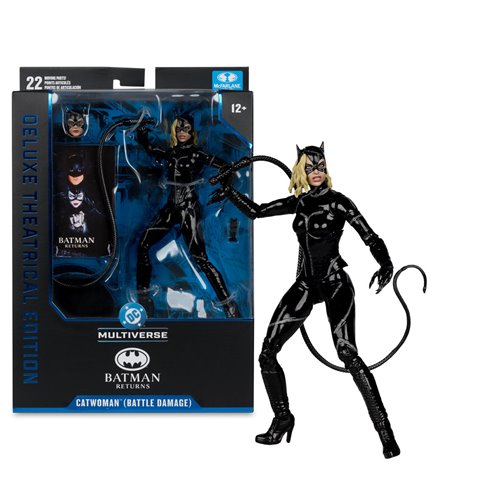 DC Multiverse Deluxe Theatrical Edition Wave 5 Batman Returns Battle Damaged Catwoman Action Figure