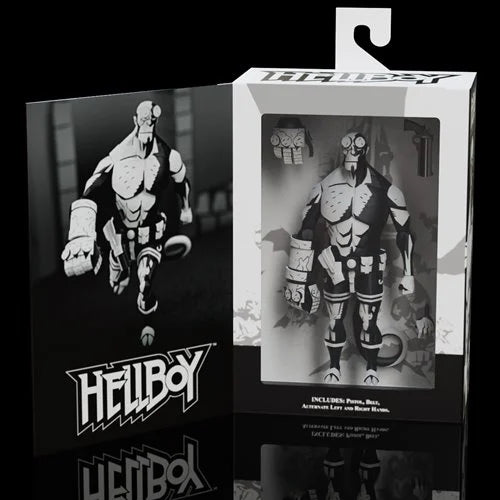 Boss Fight Studio Hellboy Black and White Entertainment Earth Exclusive 1:12 Scale Action Figure