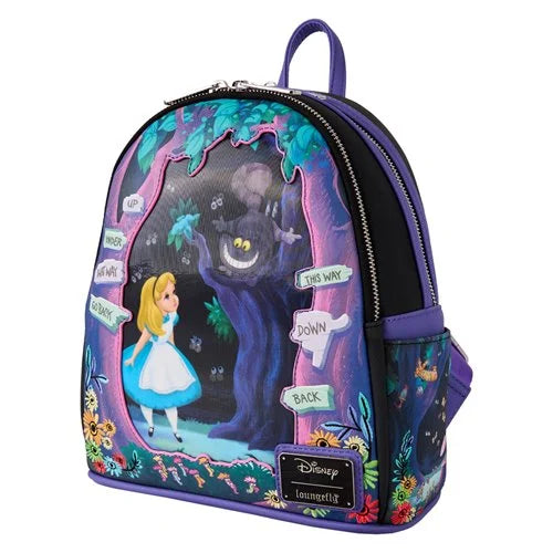 Alice In Wonderland Dark Forest Lenticular Mini-Backpack