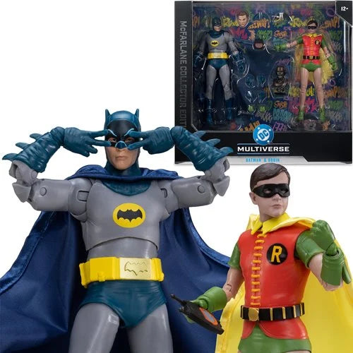 DC Multiverse Batman and Robin Classic TV Series McFarlane Collector Edition 7-Inch Action Figure 2-Pack