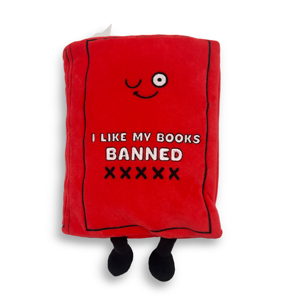 Punchkins - "I Like My Books Banned" Book Plush