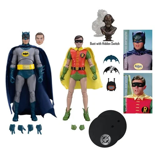 DC Multiverse Batman and Robin Classic TV Series McFarlane Collector Edition 7-Inch Action Figure 2-Pack