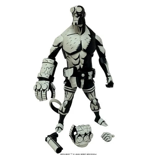 Boss Fight Studio Hellboy Black and White Entertainment Earth Exclusive 1:12 Scale Action Figure