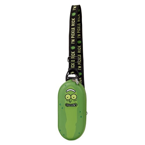 Loungefly Rick and Morty Pickle Rick Crossbody Sling Bag