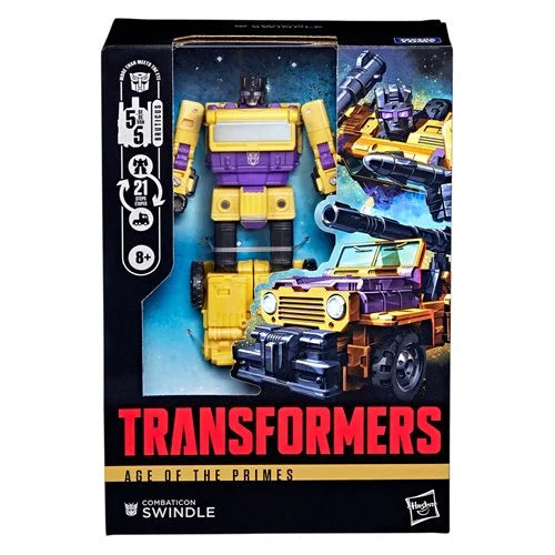 Transformers Generations Age of the Primes Swindle Voyager Class Action figure