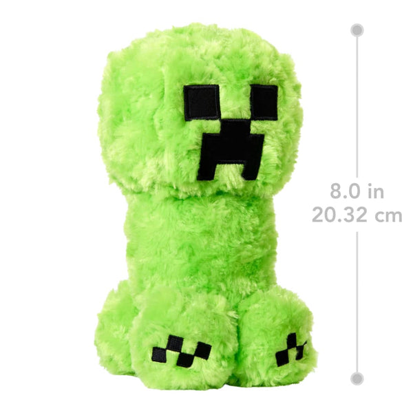 Minecraft Movie Creeper Plush Toy, 8-Inch Collectible