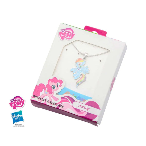 My little Pony Rainbow Dash Necklace and Bracelet Set