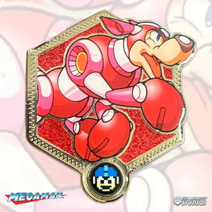 Zen Monkey CapCom Mega Man Rush Golden Series Pin – Blueberry Cat