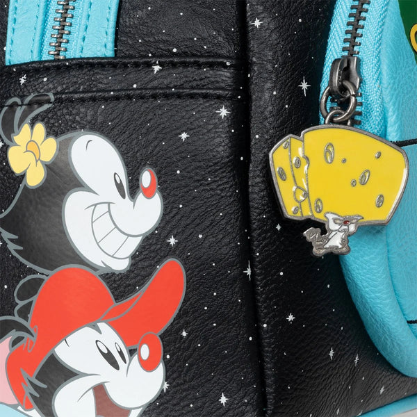 Loungefly Pinky and the Brain Take Over the World Mini-Backpack - Entertainment Earth Exclusive