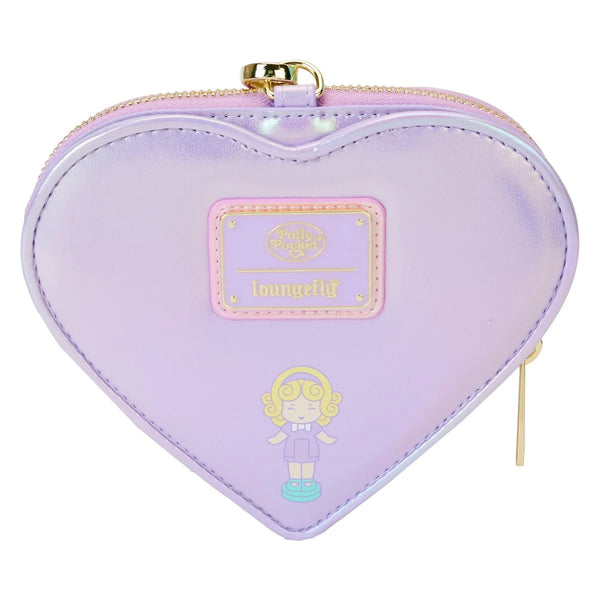 LoungeFly Polly Pocket Heart Compact Zip-Around Wallet