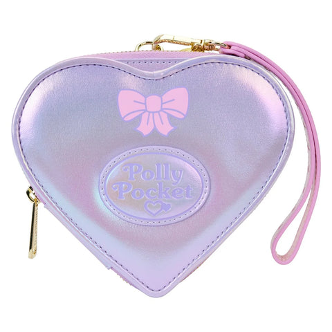 LoungeFly Polly Pocket Heart Compact Zip-Around Wallet