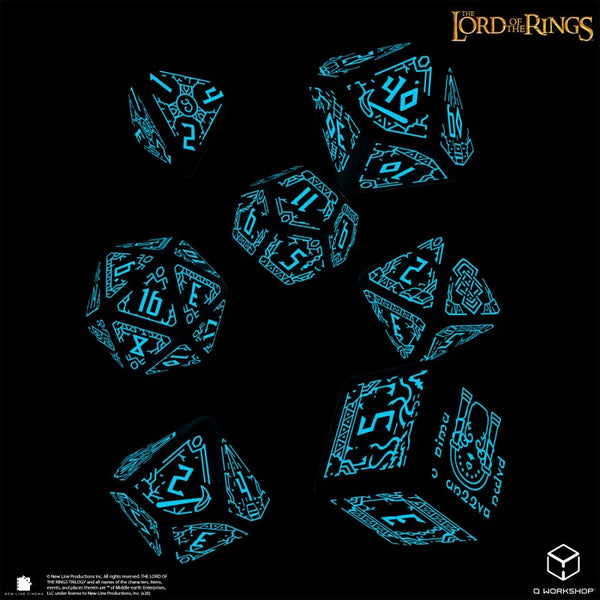 Lord of the Rings Moria 7 Polyhedral Dice Set